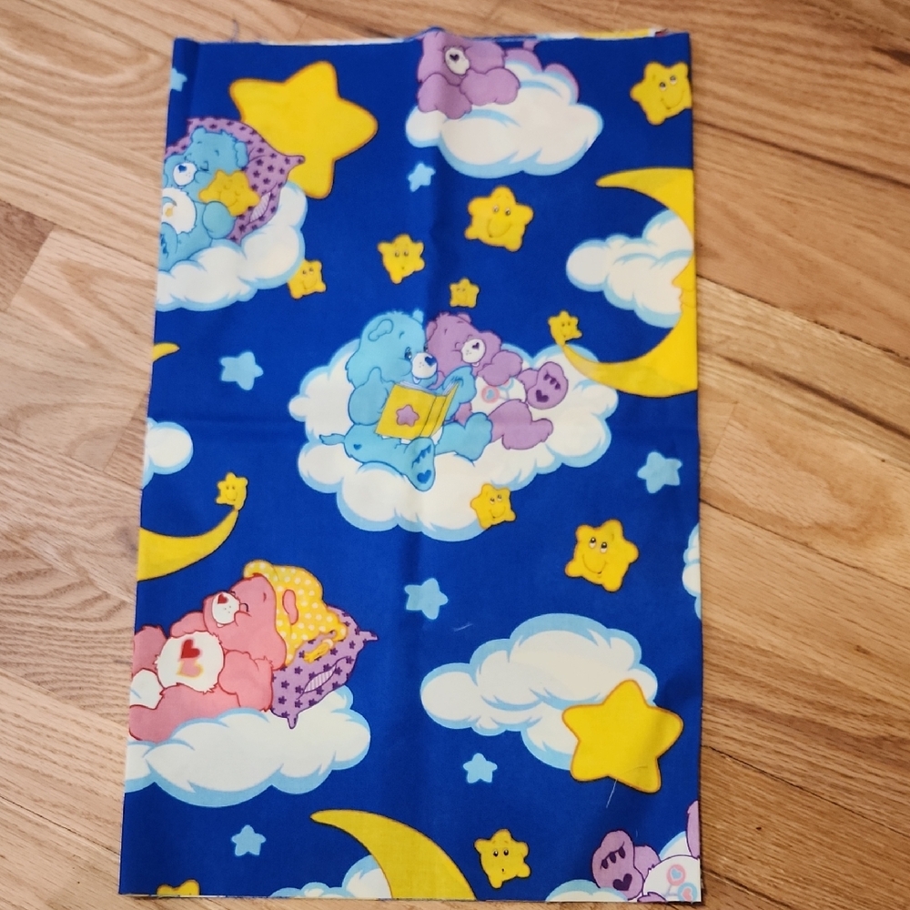 Care Bears Blue and Yellow Fabric